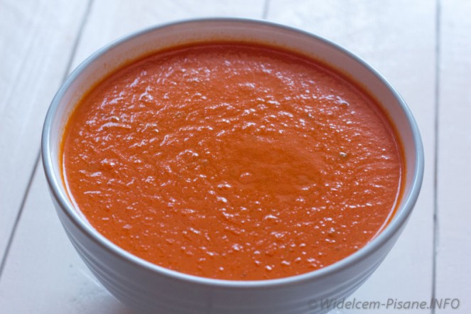 Pomidorowa zupa krem